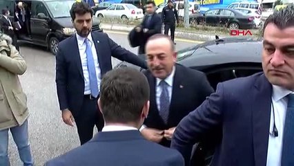 Ankara-çavuşoğlu tezkere konusunda iyi parti'yi ziyaret etti