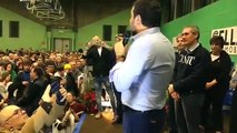 Salvini alla tradizionale festa natalizia della Lega ad Albino (Bergamo) (29.12.)