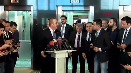 Çavuşoğlu chp ziyareti sonrasında basın açıklamasında konuştu