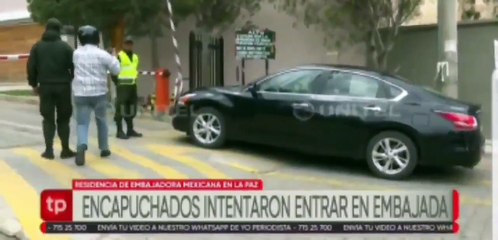 Así pillaron a los GEO de Sánchez en su intento de entrar a la Embajada de México en La Paz