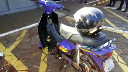 Motocicleta furtada em 2003 é recuperada pela GM no Jardim Itália