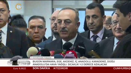 #CANLI Bakan Çavuşoğlu konuşuyor
