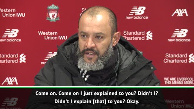 I told you already! - Nuno rages over VAR questions