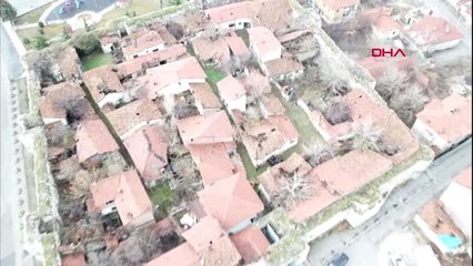 Çorum kalesi içindeki metruk yapıların yıkımına başlandı