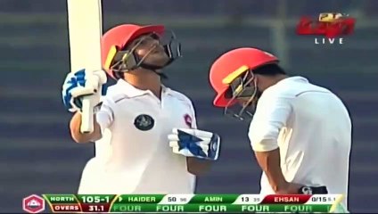 Haider Ali 134 in Quaid-e-Azam Trophy final 2019/20