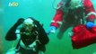 Zany Divers Dress Up in Costume, Scuba Dive in Frigid Siberian Lake