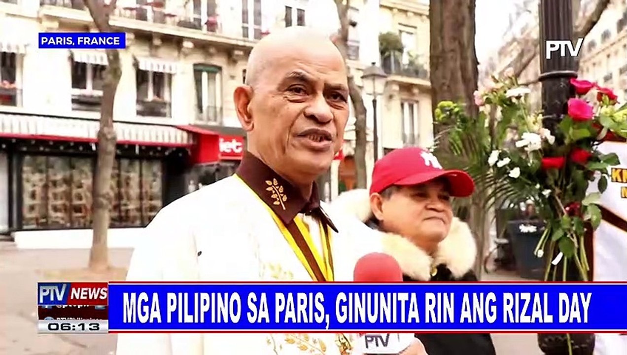 Mga Pilipino sa Paris, gingunita rin ang Rizal Day