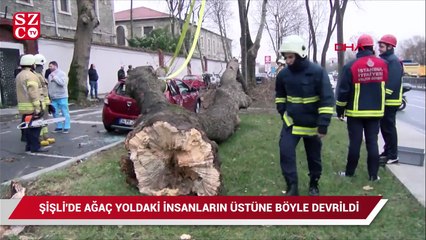 Télécharger la video: Şiddetli rüzgar ağacı devirdi: Ölümden dönüler