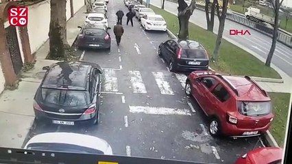 Şiddetli rüzgar ağacı devirdi: Ölümden dönüler!