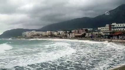 Karaburun'da fırtına etkili oldu - İZMİR