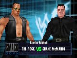 WWF Invasion No Mercy Mod Matches The Rock vs Shane Mcmahon