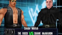 WWF Invasion No Mercy Mod Matches The Rock vs Shane Mcmahon