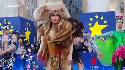 Dozens perform at the preview for the annual London New Year's day parade