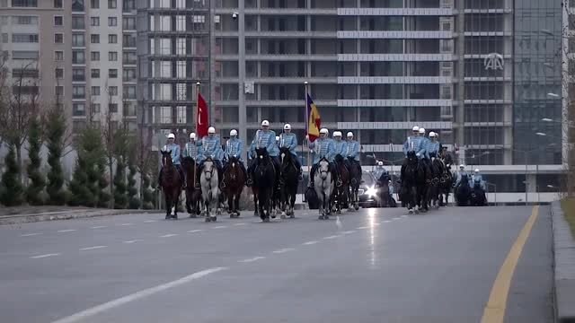 Cumhurbaşkanı Erdoğan, Moldova Cumhurbaşkanı Dodon'u resmi törenle karşıladı