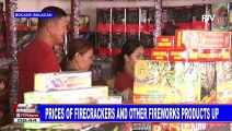 Prices of firecrackers and other fireworks products up