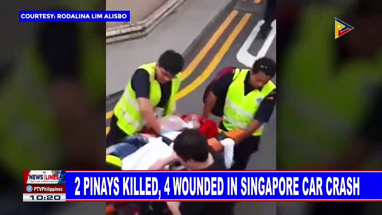 2 Pinays killed, 4 wounded in Singapore car crash