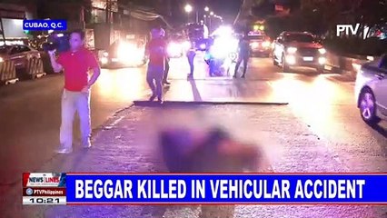 Beggar killed in vehicular accident