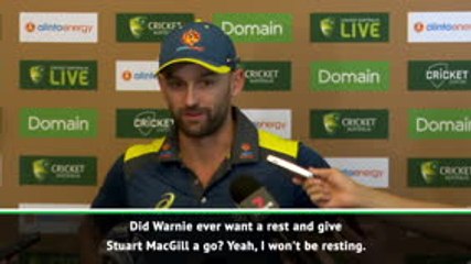 'Did Warnie ever want a rest?' - Lyon shoots down selection idea