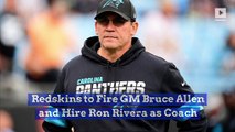 Redskins to Fire GM Bruce Allen and Hire Ron Rivera as Coach