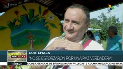 Guatemaltecos denuncian que acuerdos de paz son inoperantes a 23 años