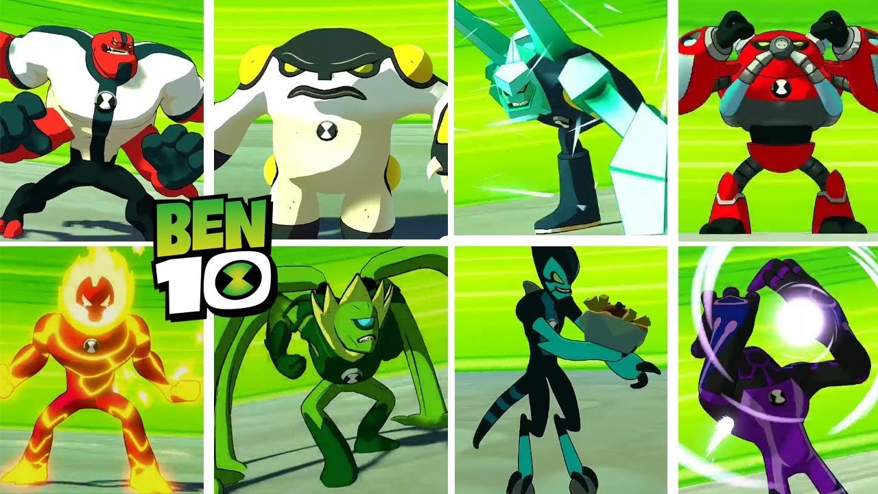 Ben 10 All Ultimate Attacks All Transformations & Aliens