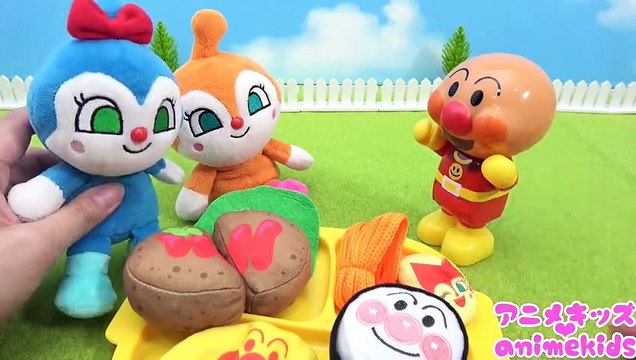 アンパンマン アニメ おもちゃ アンパンマンキッチン ドキンちゃん コキンちゃん お料理 ランチ作るよ アニメキッズ