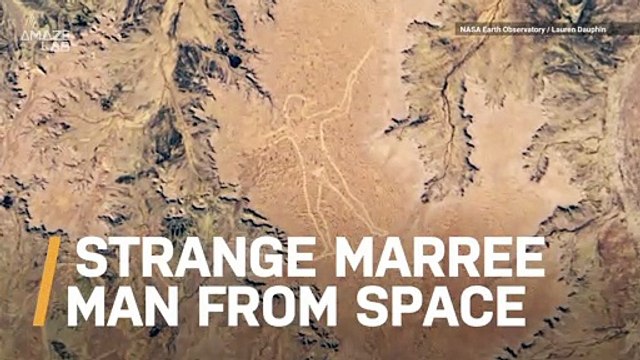 NASA Captures Mysterious 'Marree Man' Geoglyph From Space