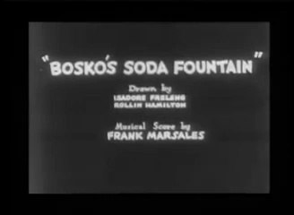 BOSKO: SODA FOUNTAIN