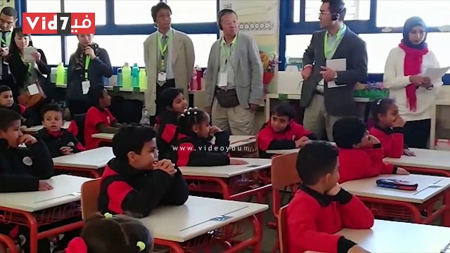 وفد من خبراء التعليم اليابانى يتفقدون الأنشطة بالمدارس اليابانية بالغردقة