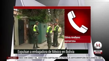 Bolivia expulsa a embajadora de México