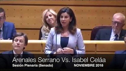 La senadora del PP saca toda la bazofia inmobiliaria de la portavoz del Gobierno en el Senado