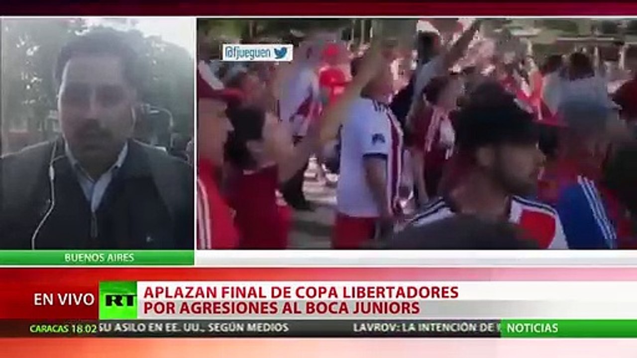 "Día triste para el fútbol": Conmebol condena disturbios antes de la final de la Copa Libertadores