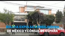 Bolivia expulsa a embajadora de México y cónsul de España