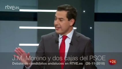 El golpe de mano de Moreno Bonilla (PP) a Susana Díaz en pleno debate en TVE