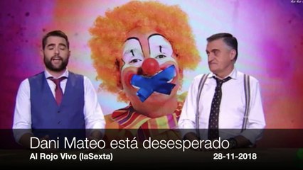 Dani Mateo, realmente desesperado: "Valtonyc, Willy Toledo... haced algo... ¡lo que sea, por favor!"