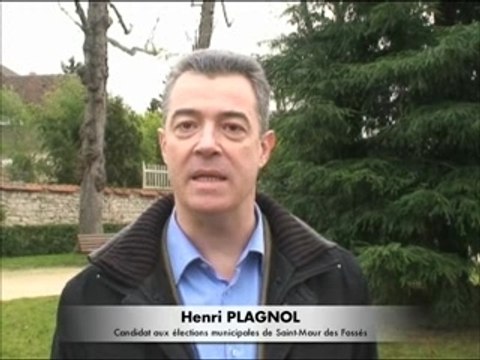 Henri Plagnol, candidat aux élections municipales