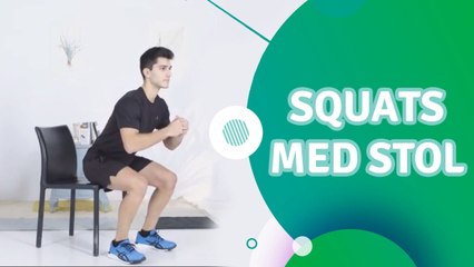 Squats med stol - Fit Og Frisk