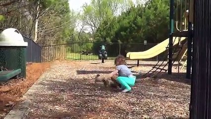 Genevieve at the Playground and Lake-