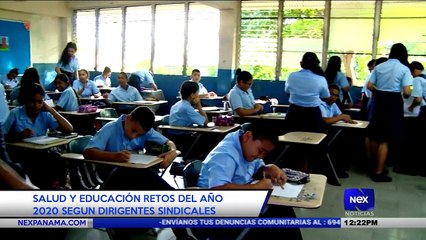 Salud y educación retos del año 2020 según dirigentes sindicales  - Nex Noticias