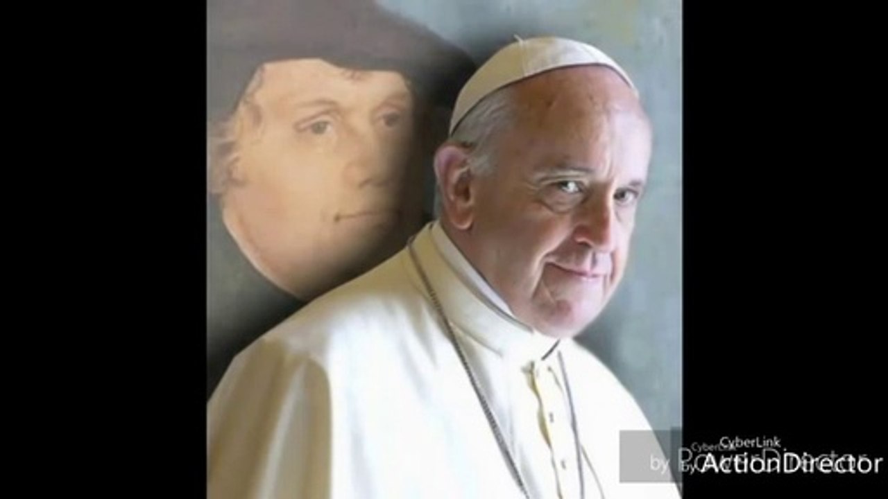 BERGOGLIO GLORIFICA L'ERESIA E RIABILITA MARTIN LUTERO