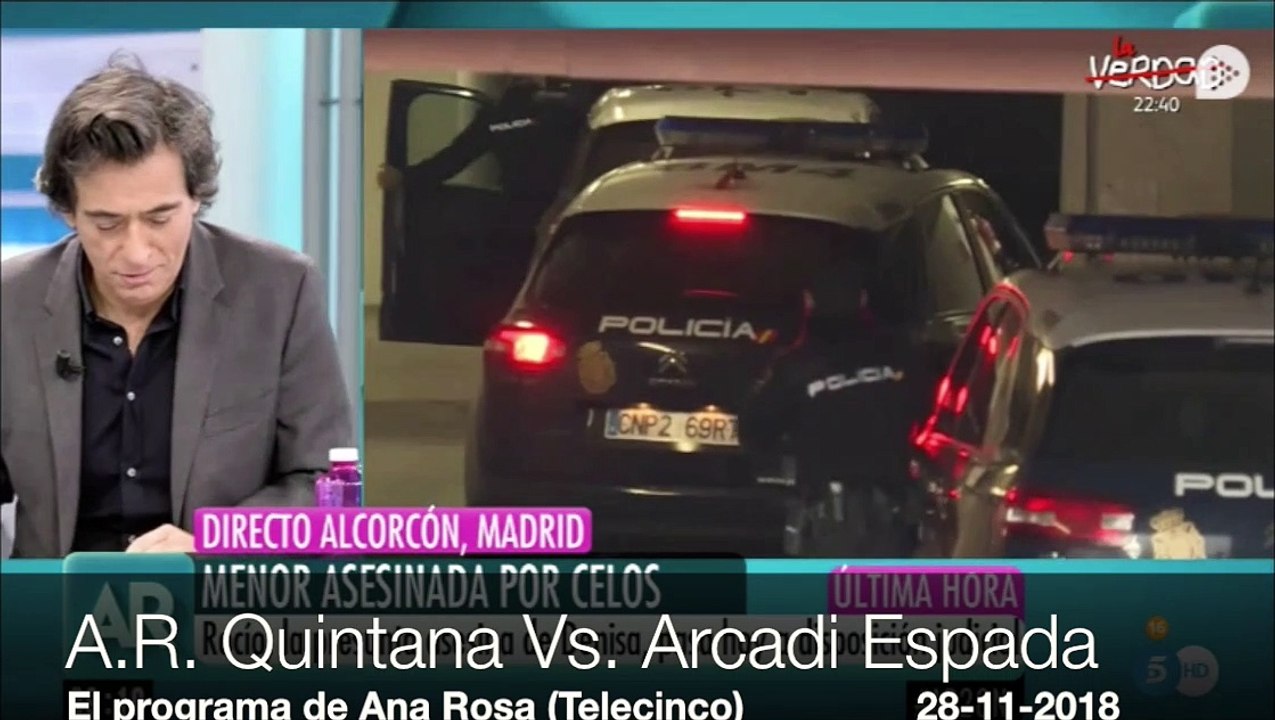 Broncazo entre Ana Rosa y Arcadi: "Si quieres te quedas luego pero ahora no hablamos de esto"