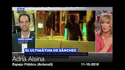 Esto es lo que para Adriá Alsina debería hacer Puigdemont: llamar a la rebelión