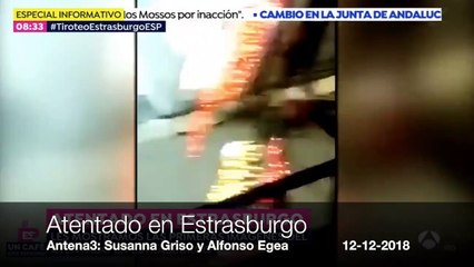 Primeras imágenes del atentado en Estrasburgo