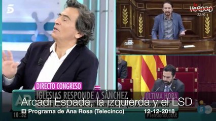 Arcadi Espada: "Escuchar a la izquierda española es como tomarse un tripi"