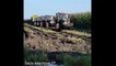 Amazing Harvest Tractors Agriculture Heavy Equipments Operator Skill Stuck In Mud