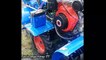 Amazing Modern Design Unique Agriculture Machines Plowing Tractor, Harvester Working At Farm