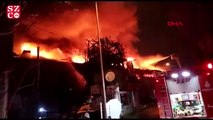 Zeytinburnu’nda iki tekstil fabrikasında yangın