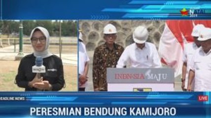 Jokowi Resmikan Bendung Kamijoro
