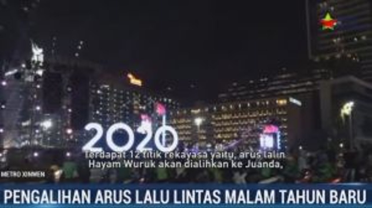 Rute Pengalihan Arus Lalu Lintas selama Malam Pergantian Tahun