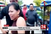 Iquitos: sujeto intentó escapar tras golpear a su pareja